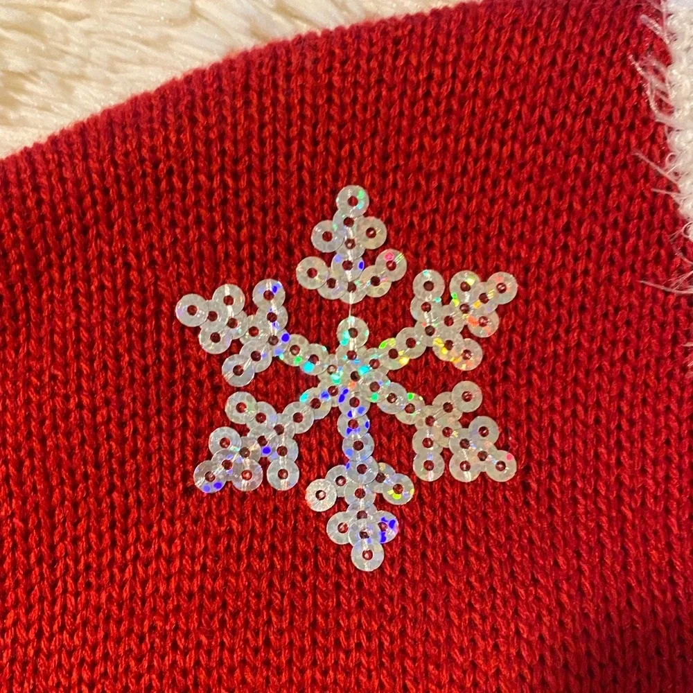 Festive Red Christmas Cat Sweater “Meowy Christmas” 🎅😃😂 - Picture 6 of 11